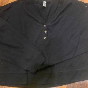 alo yoga henley size medium